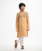 Brown Viscose Panjabi - Image 2