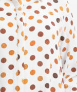 White Stretchable Georgette Ladies Shirt - Image 3