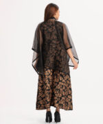 Black Organza Top Bottom Set - Image 4