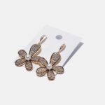 Silver Flower Shaped Earring