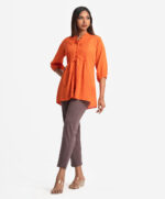 Multi-Color Georgette Short Top - Image 4