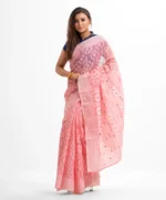 Saree Pink Black - Image 4