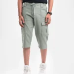 Olive Twill Bermuda Pant