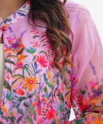 Pink Muslin Silk Koti - Image 5