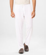 White Tencel Pant Pajama - Image 2