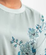 Sea Green Georgette Straight Kameez - Image 2